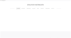 Desktop Screenshot of enlivenretreats.com